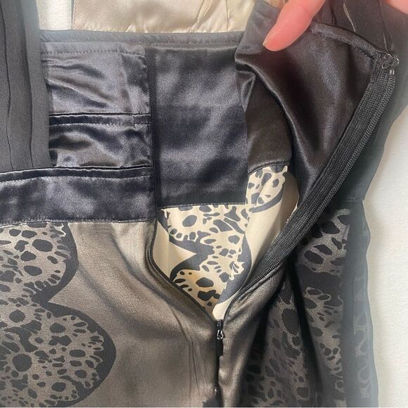 Marciano Black Sleeveless Halter Style Silk Top Size Small - Picture 5 of 10